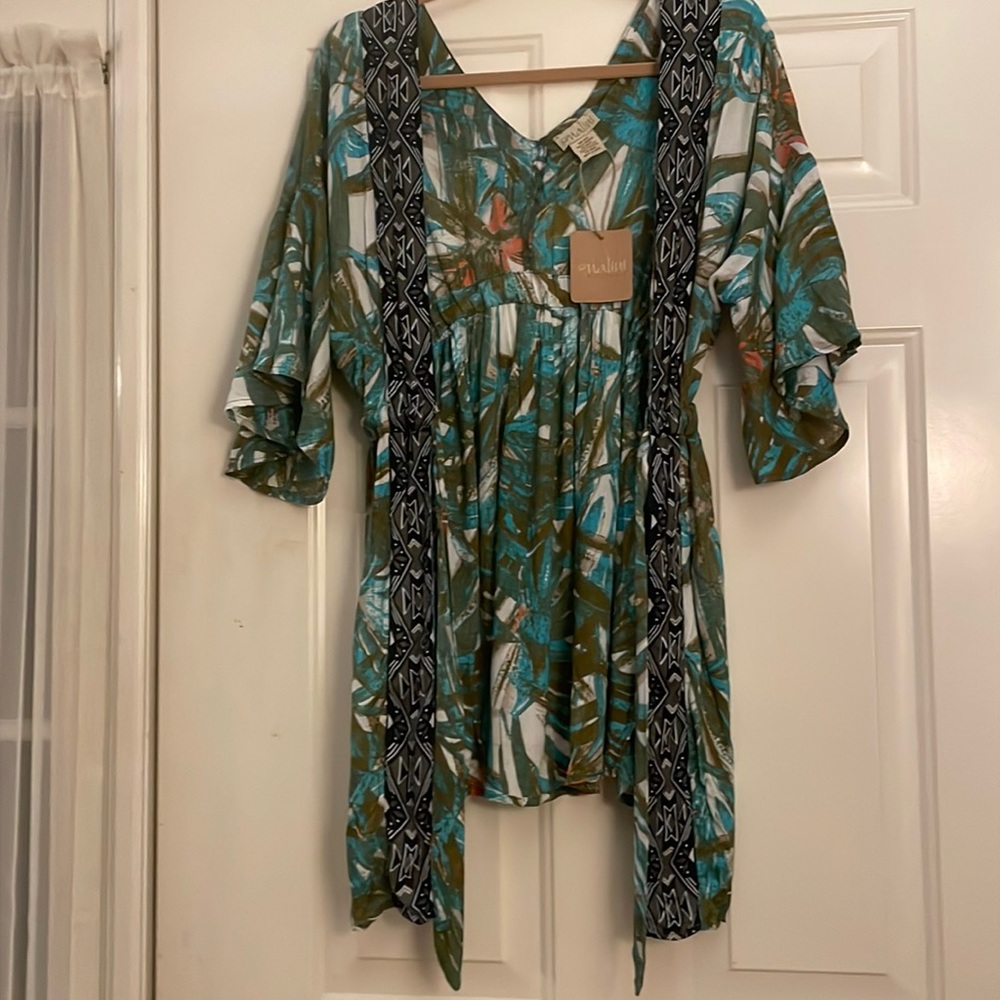 Nalini- One Size Fits All - Swimsuit Cover-up - ties in the front - NWT